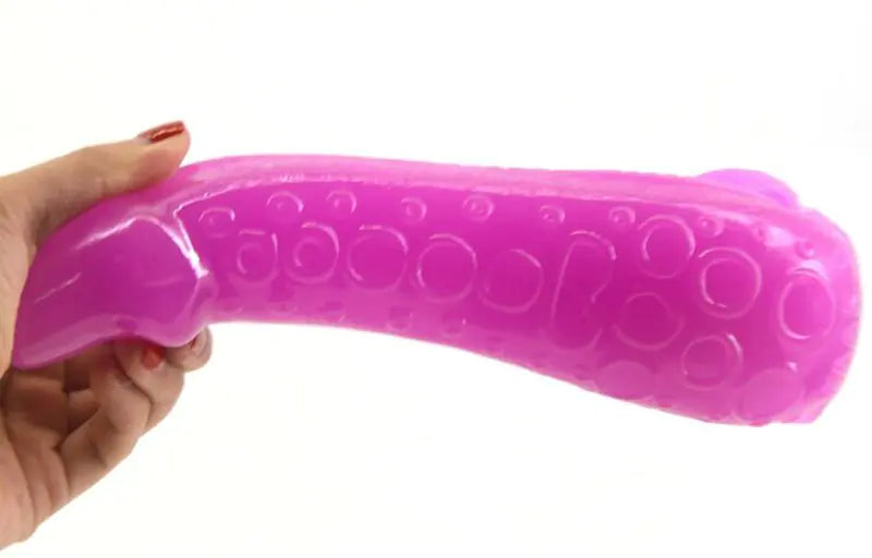 Giant Silicone Realistic Dildo for G-Spot & Anal Use