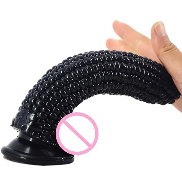 Corn-Style Realistic Masturbator and Anal Plug