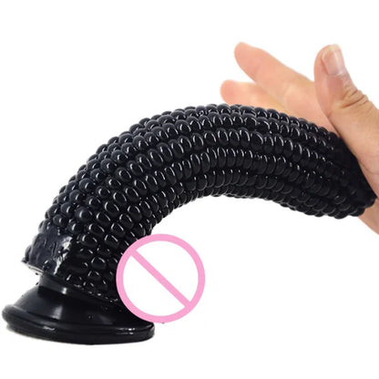 Corn-Style Realistic Masturbator and Anal Plug