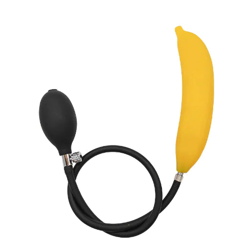 Silicone Inflatable Cucumber-Shaped Dildo Extension