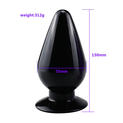 High Transparency Odorless TPE Large Anal Plug