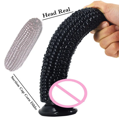 Corn-Style Realistic Masturbator and Anal Plug