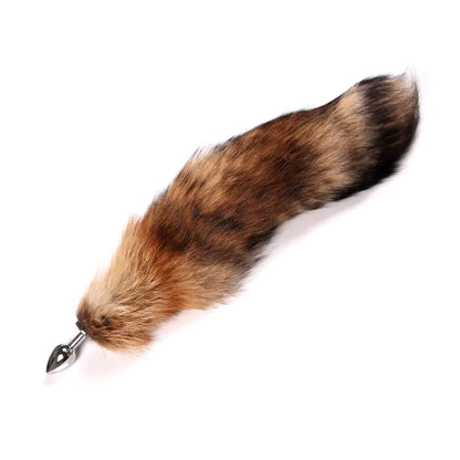 Fox Tail Anal Plug - Metal Pleasure Toy
