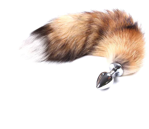 Fox Tail Anal Plug - Metal Pleasure Toy