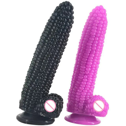 Corn-Style Realistic Masturbator and Anal Plug