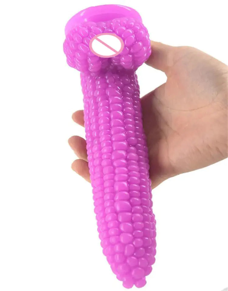 Corn-Style Realistic Masturbator and Anal Plug