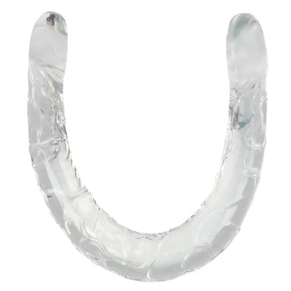 Double-Ended Transparent Crystal Dildo for Women